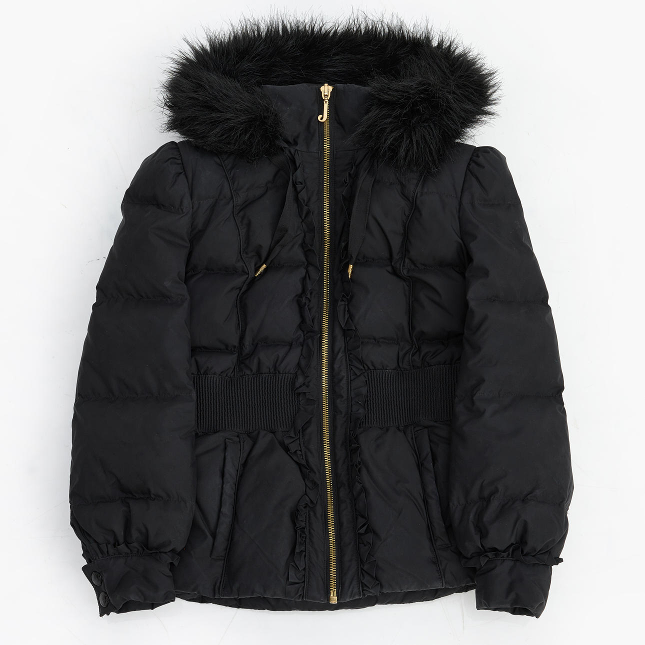 JUICY COUTURE, down jacket, black, size M.