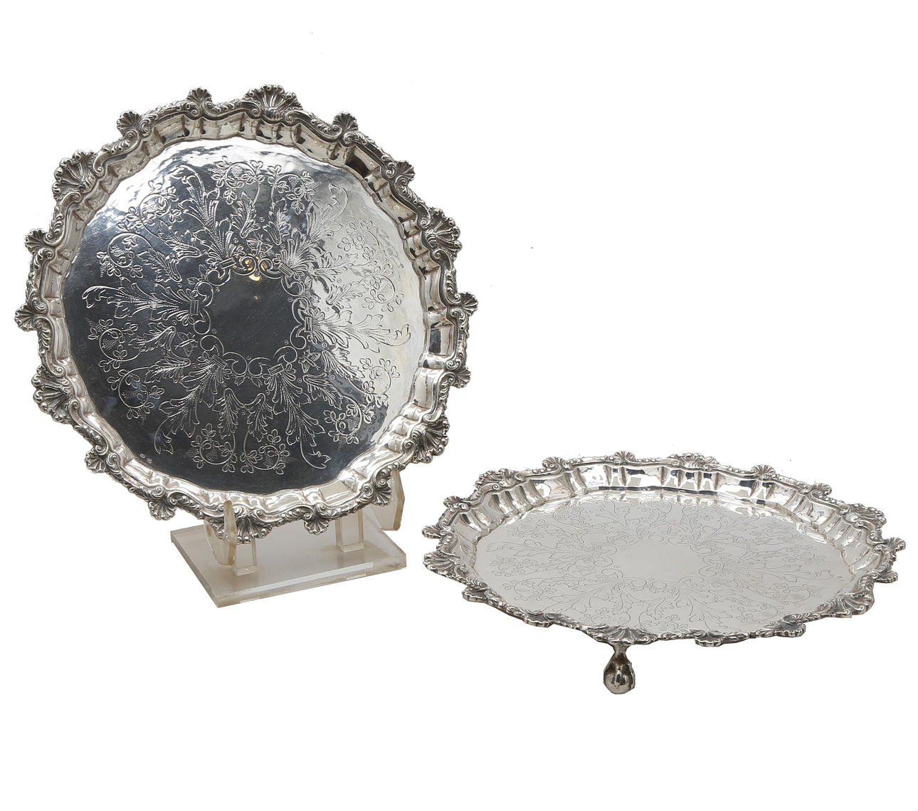 Paar Silberwürste, um 1940.