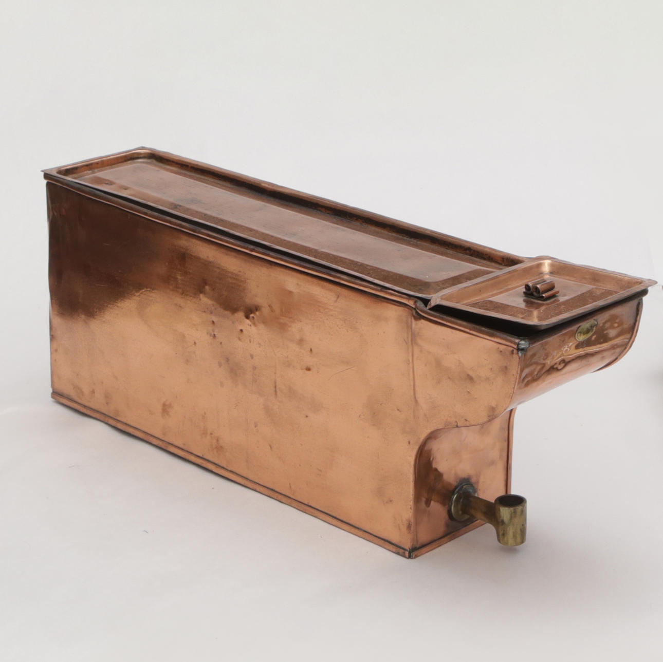 VARMVATTENBEHÅLLARE, koppar.