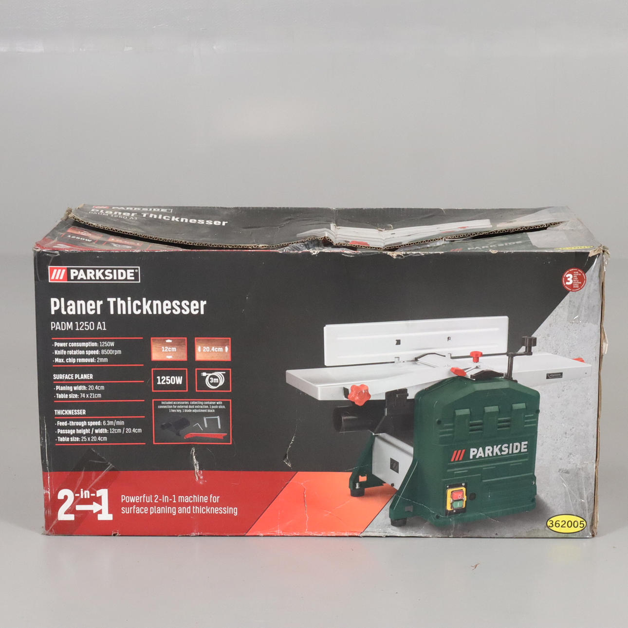 PLANER AND PLANER Parkside PADM 1250 A1.