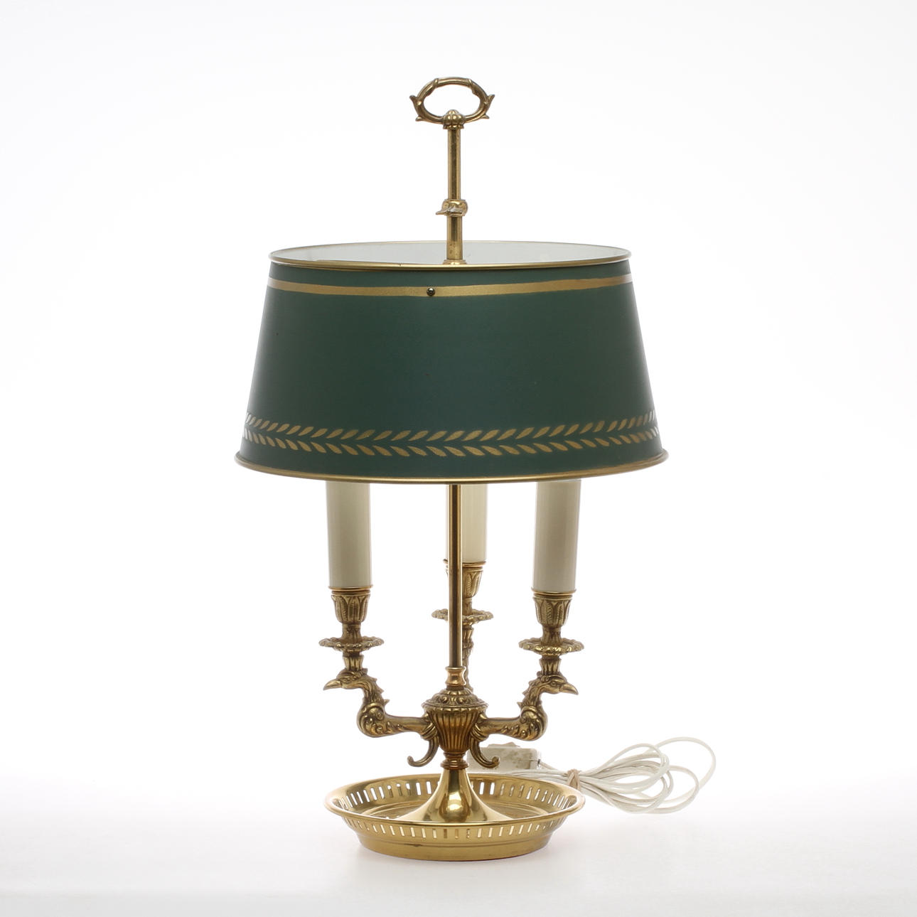 BORDSLAMPA, så kallad bouillotte, Armatur Hantverk, Tibro, 1900-talets slut.