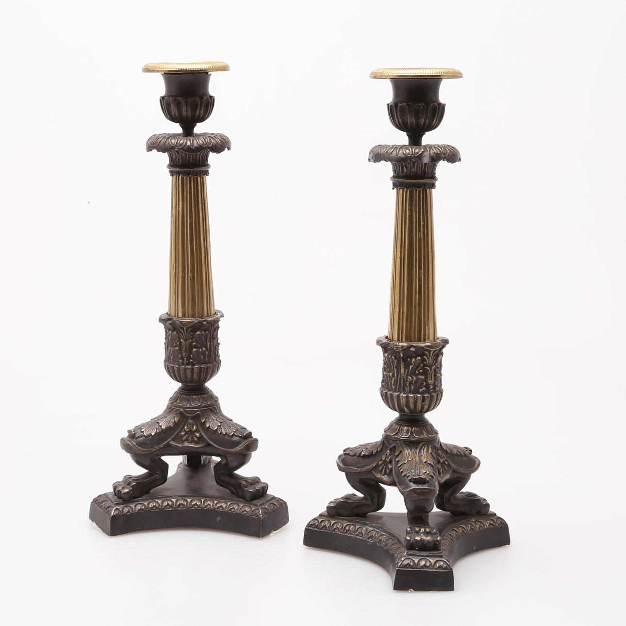 LJUSSTAKAR, ett par i emirstil, 1800-/1900-talets början.