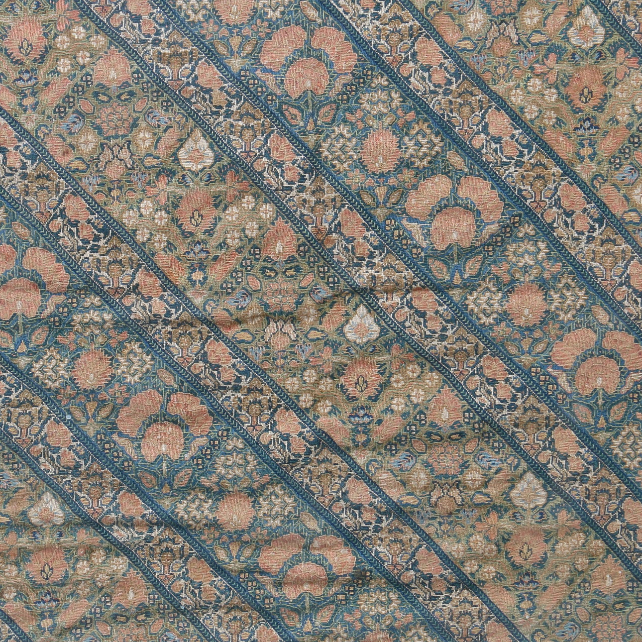 TEXTIL, med broderi, möjligen del av prästkappa, 1800-tal.