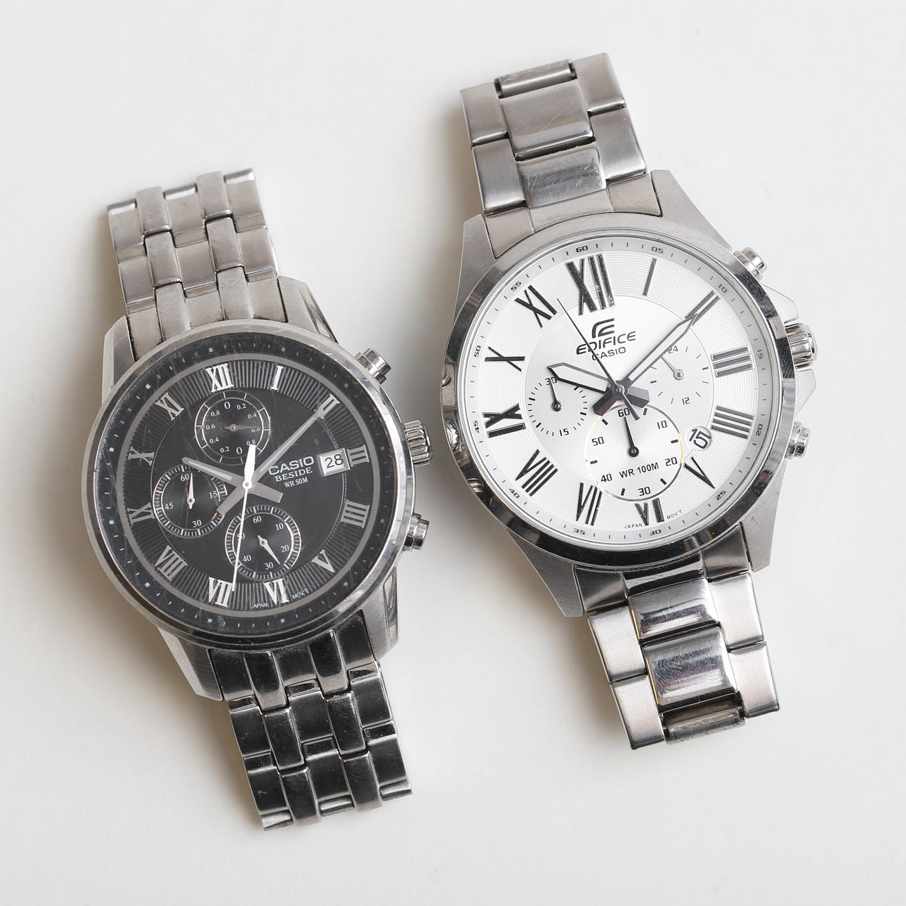 CASIO, 2 wristwatches, quartz, 2000s.