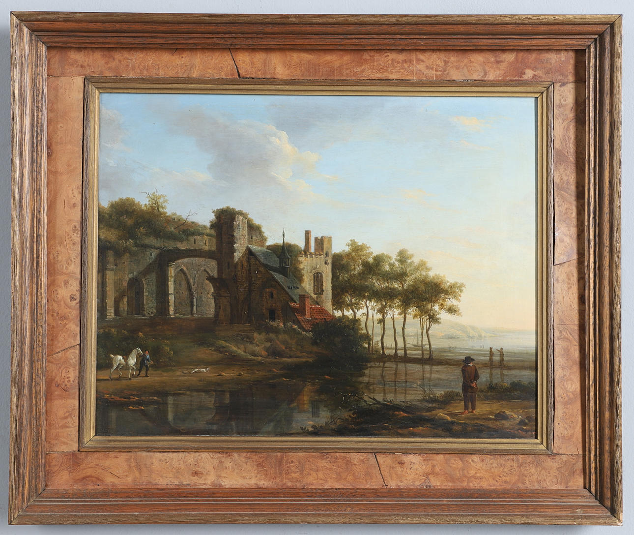 HENDRIK FRANS DE CORT (1742-1810). 'ABBAY'S GATE OF NEATH IN GLAMORGANSHIRE SOUTH WALES'.