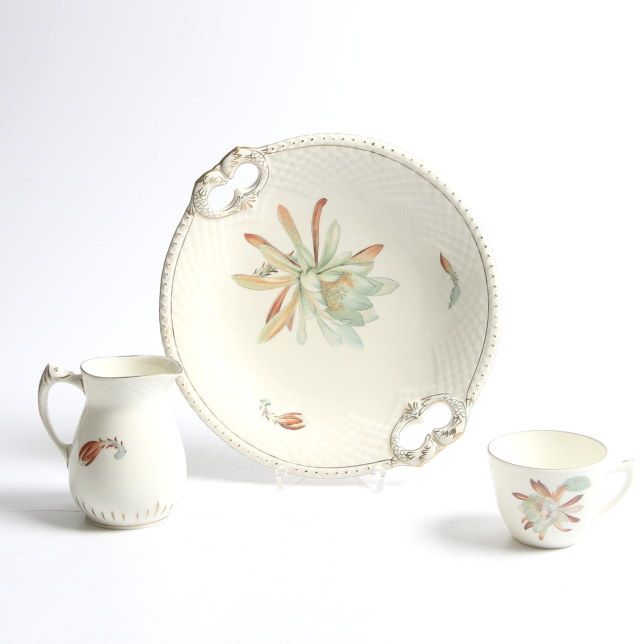 KAFFESERVIS, 37 delar, porslin, "Kaprifol", Bing & Gröndahl, Danmark, 1900-tal.