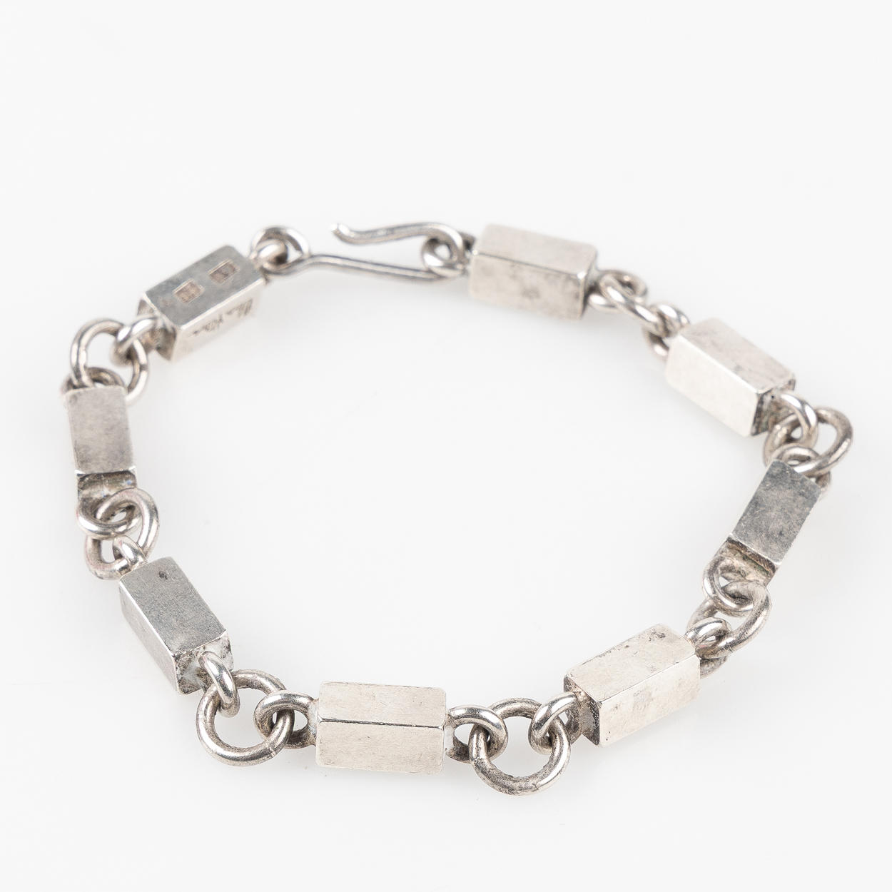 WIWEN NILSSON. Bracelet, silver, rod link.
