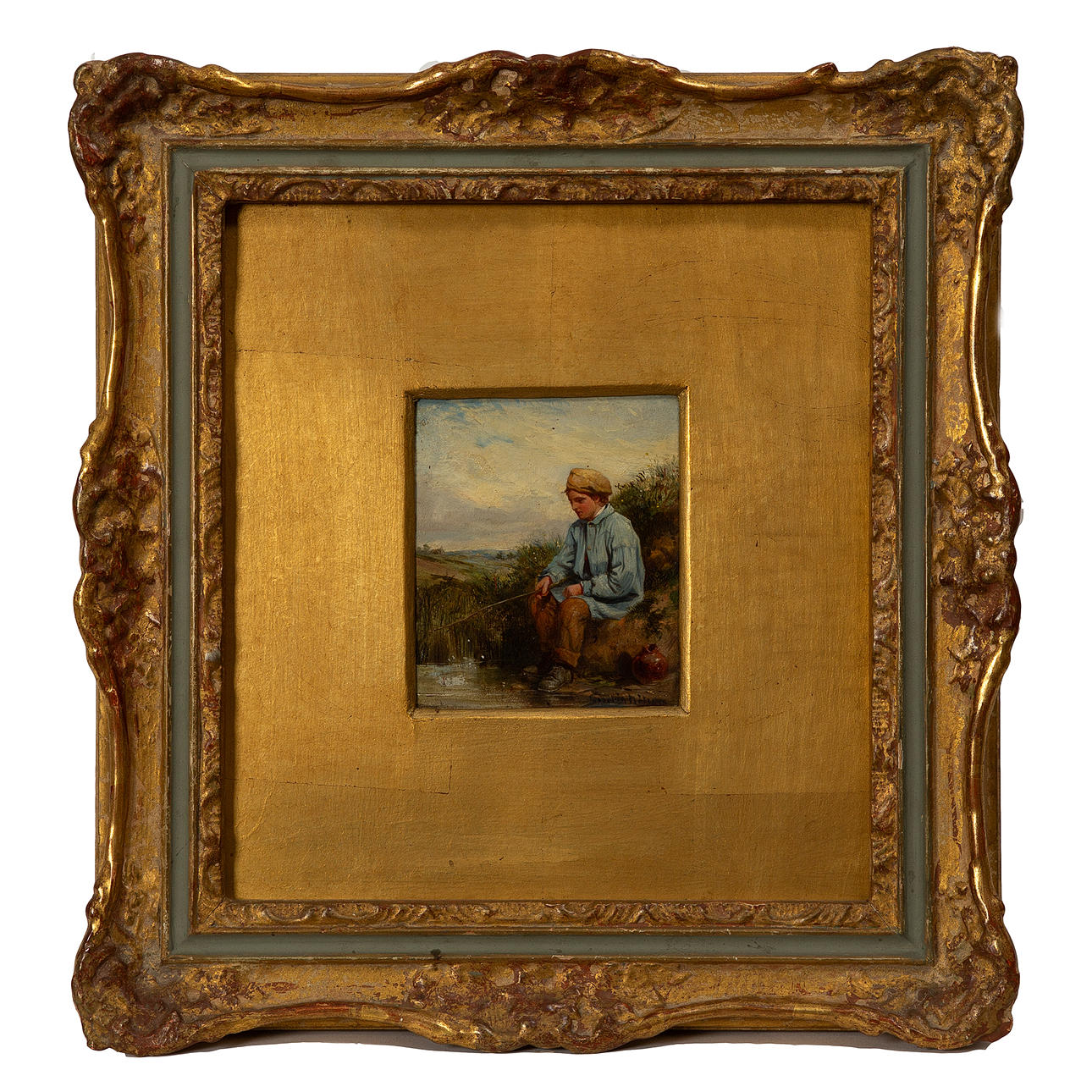 SEVERIN NILSON. Oil on panel, signed.