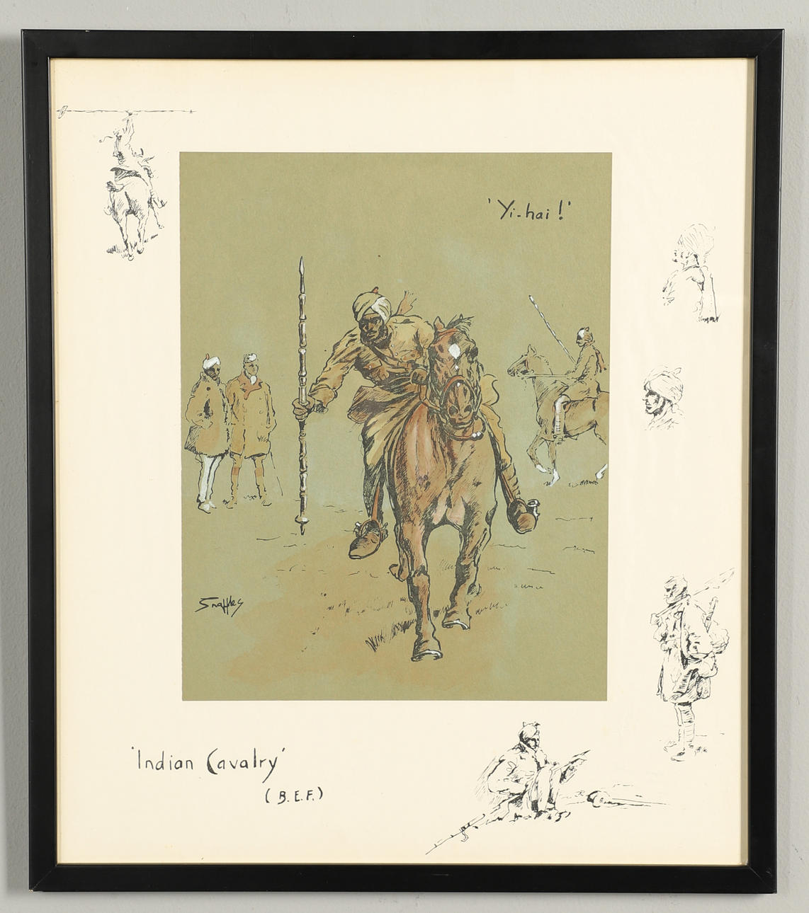 SNAFFLES - AFTER CHARLES JOHNSON PAYNE (1884-1967) - INDIAN CAVALRY.