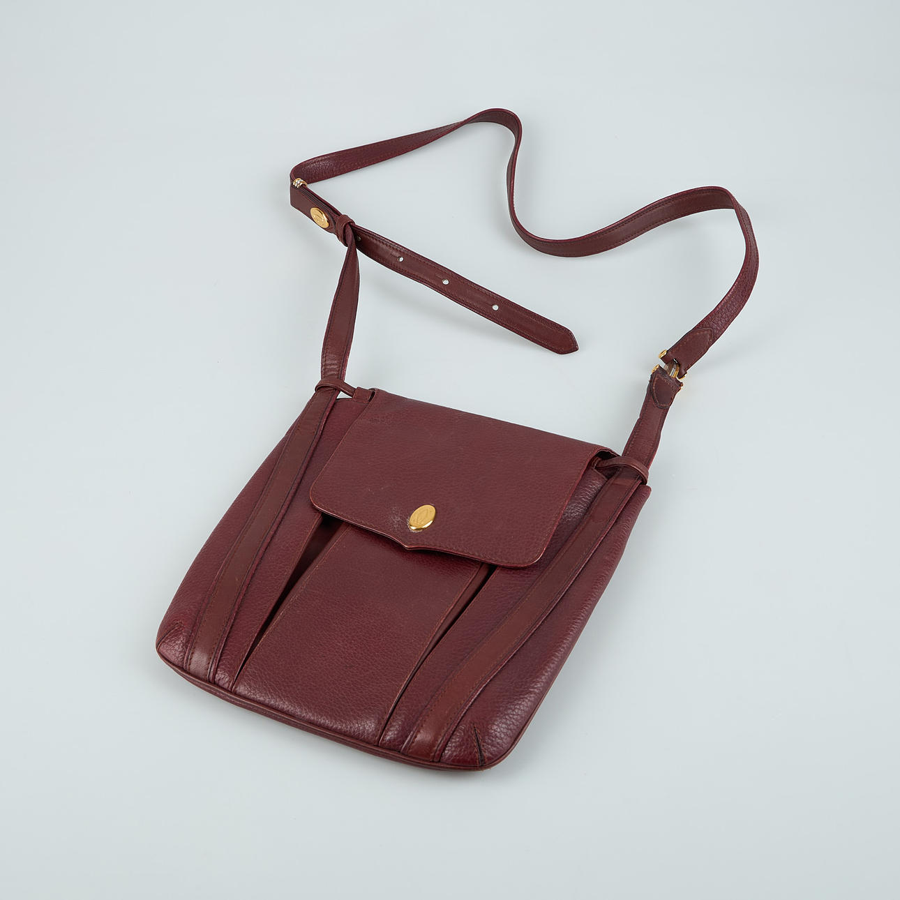 HANDBAG, leather, Cartier.