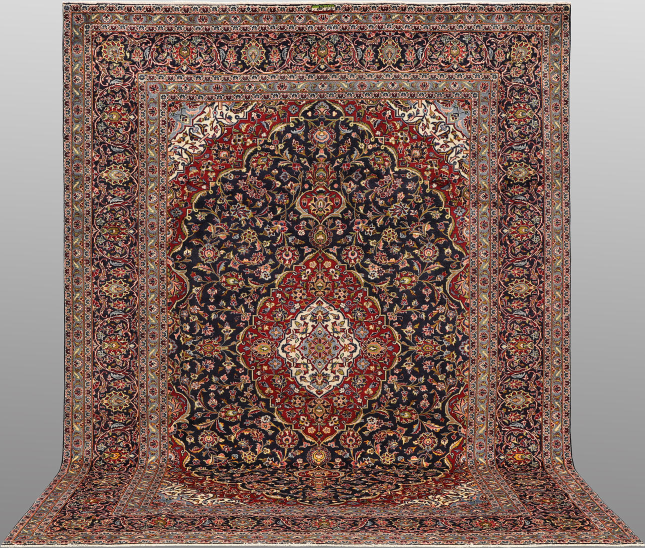 LOUNGE CARPET Keshan, signed, 380x272 cm.