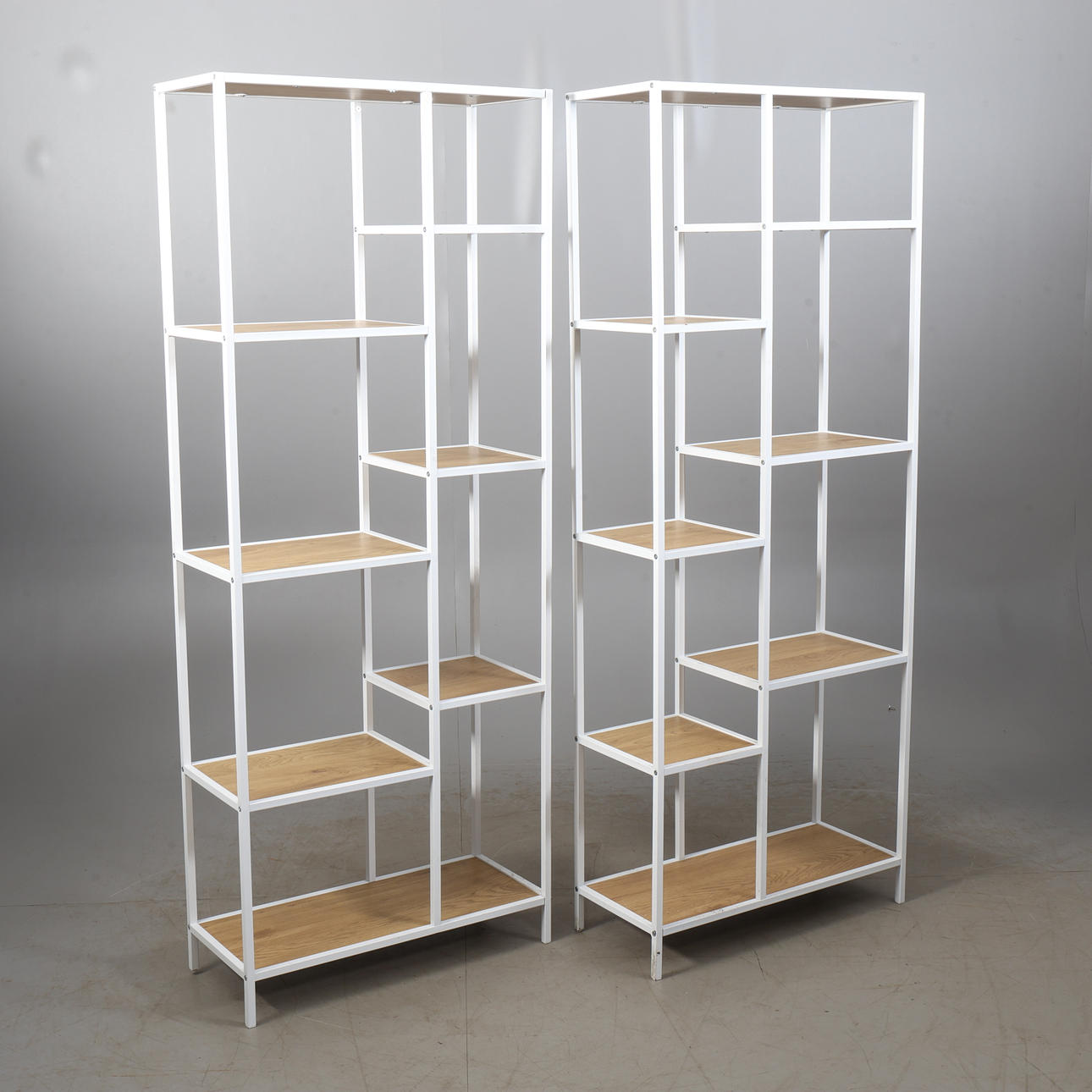 SHELVES. A couple, JYSK, contemporary.