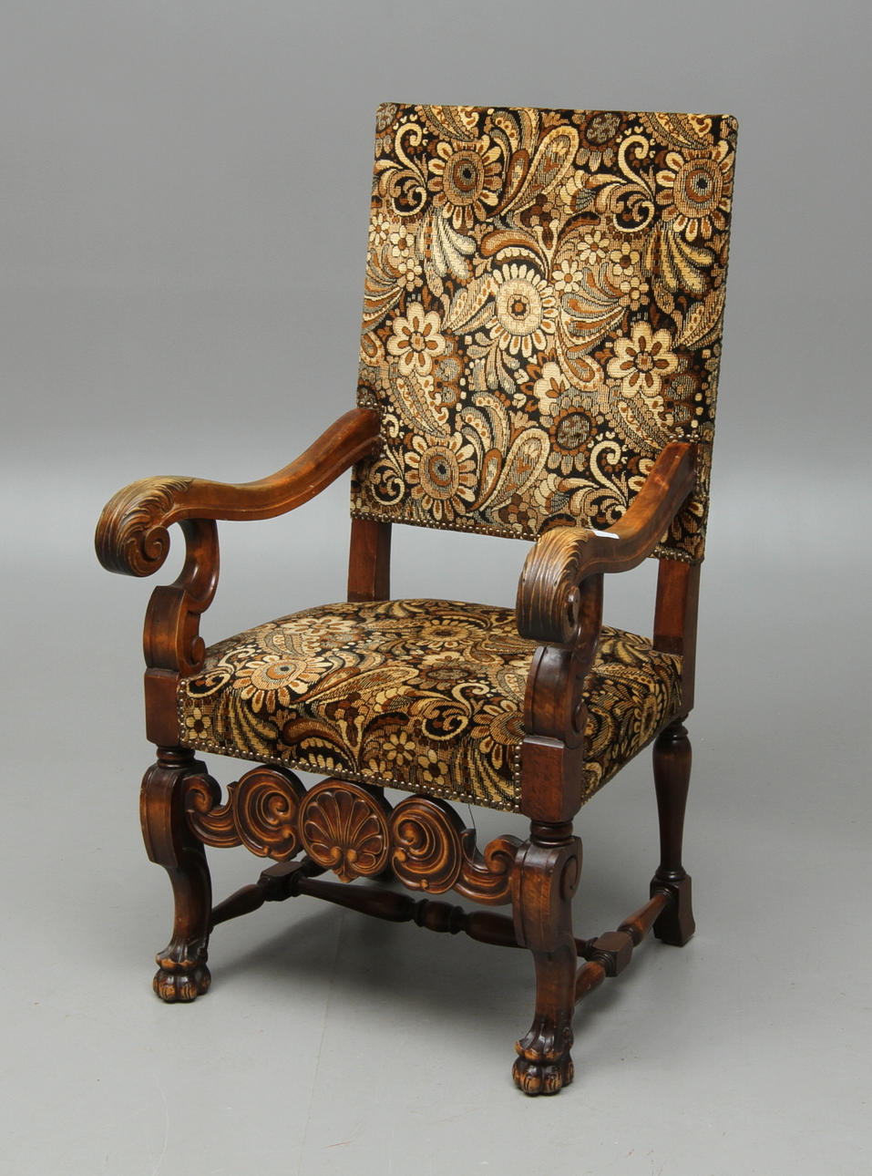 FÅTÖLJ, barockstil, 1900-tal.