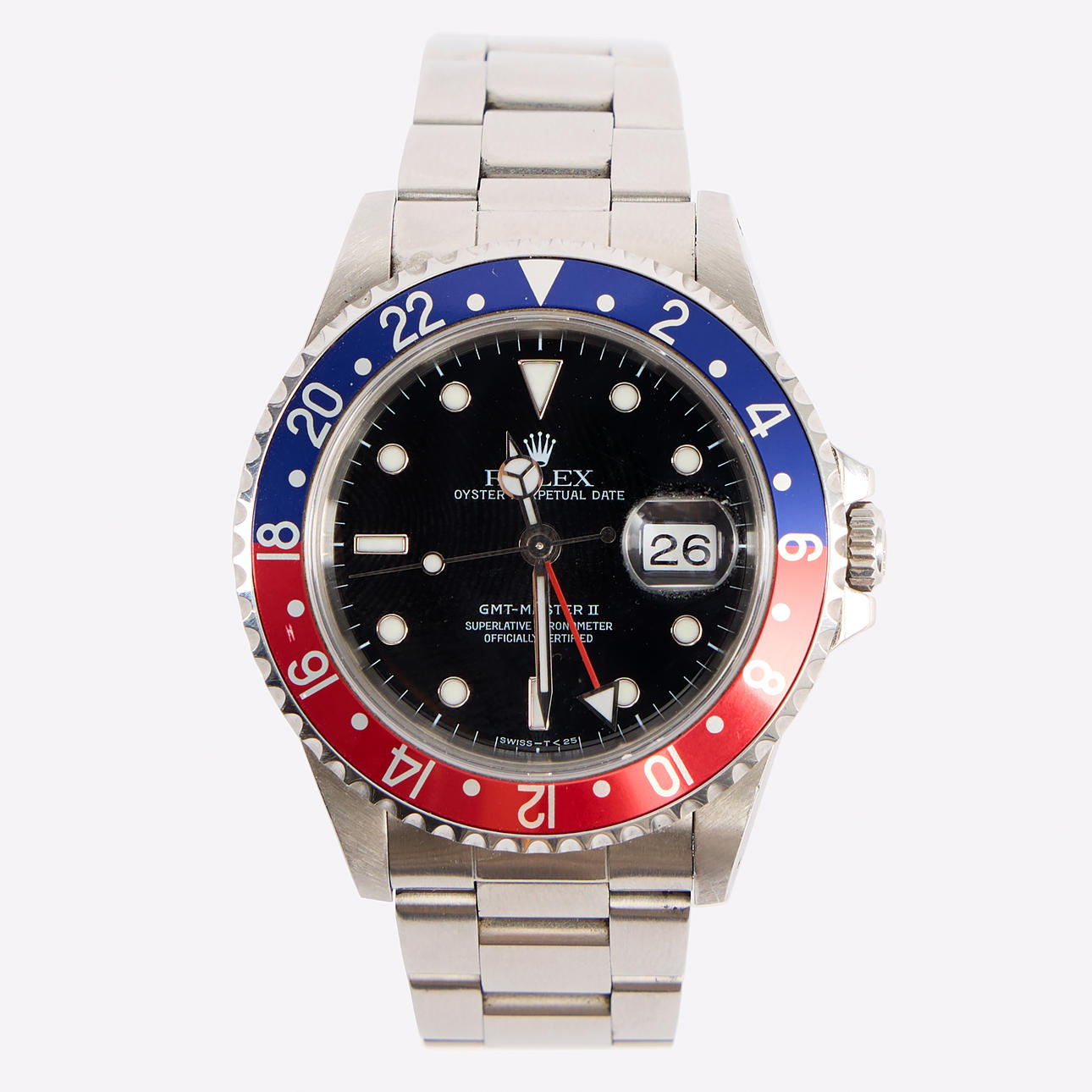 ROLEX, GMT-Master II, “Pepsi”.