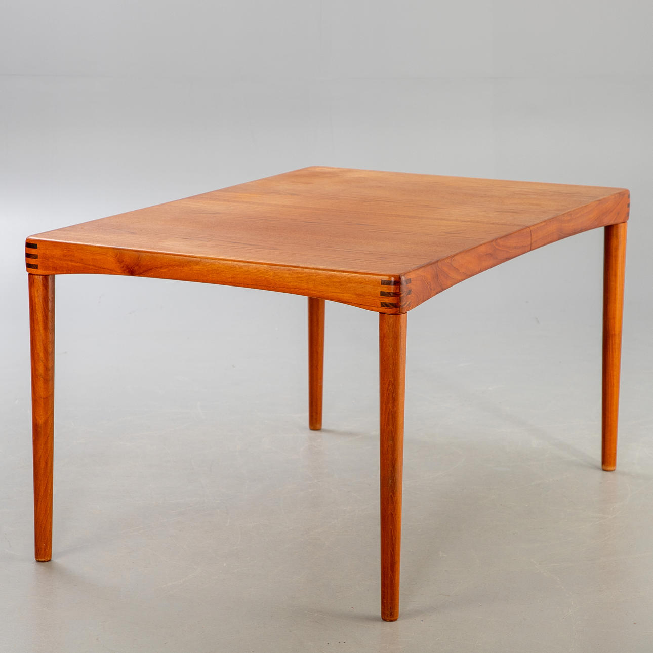 H.W. SMALL. Bramin. Expandable dining table, Denmark, 1960s.