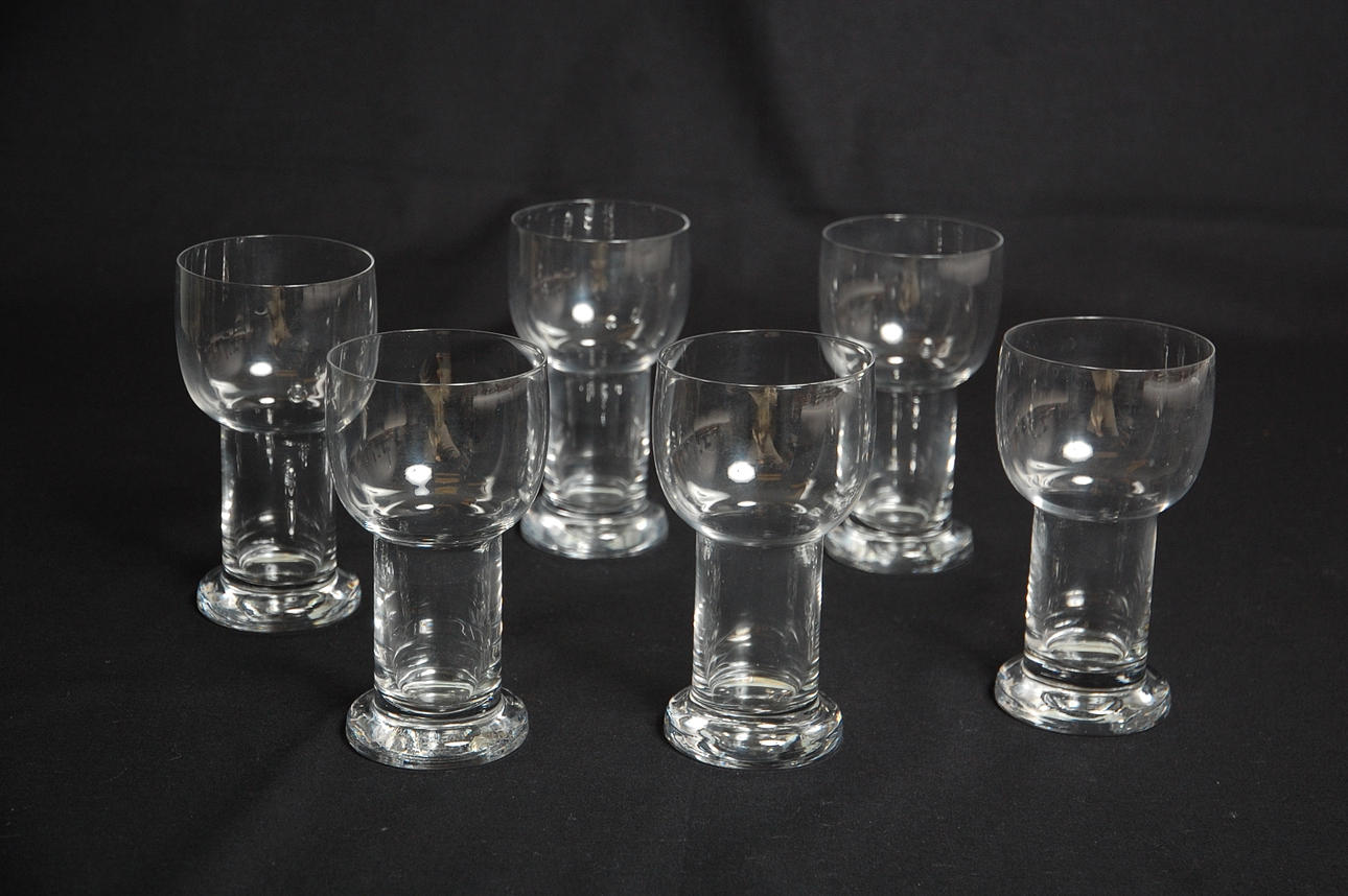 ÖLGLAS, 6 st," Picnic ", Bertil Vallien, Boda.