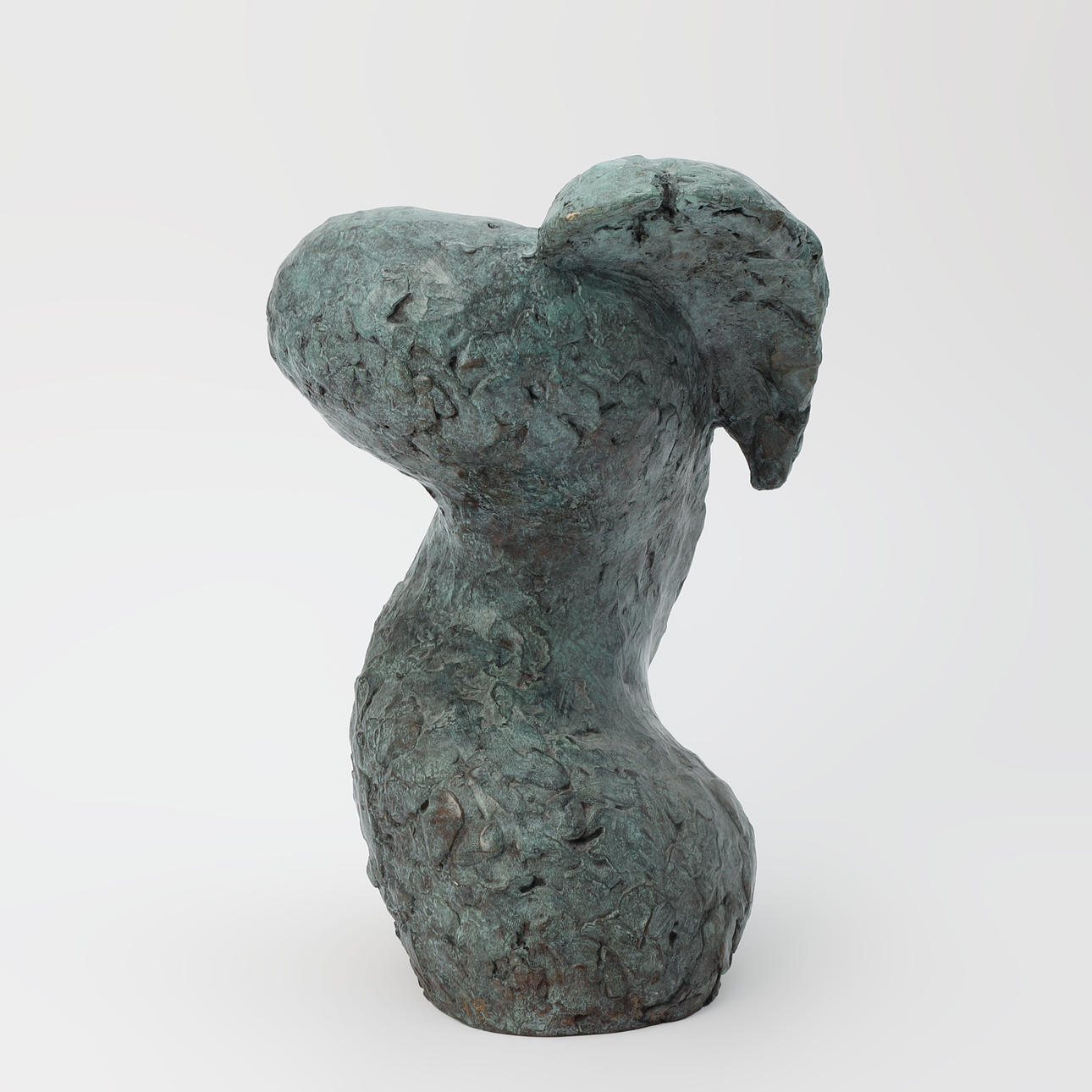 STAFFAN NIHLÉN. Sculpture, patinated bronze, signed and dated 98.