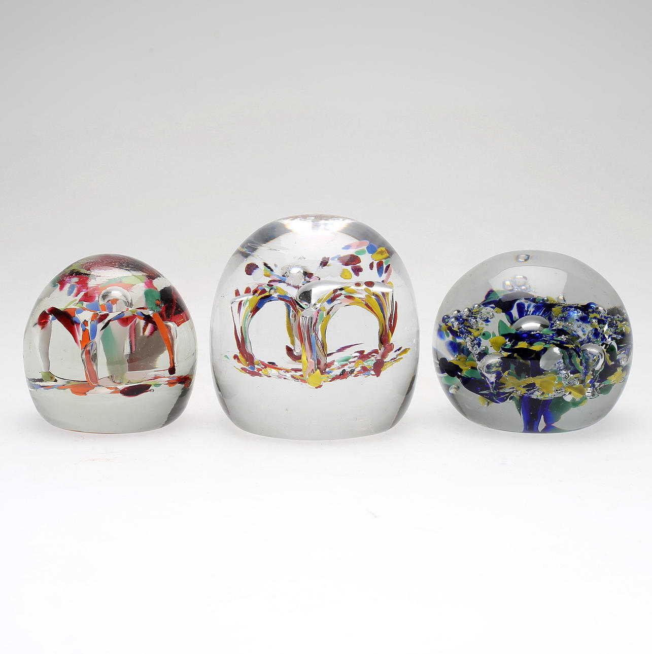 BREVPRESSAR, 3 st, glas, 1900-talets andra hälft.