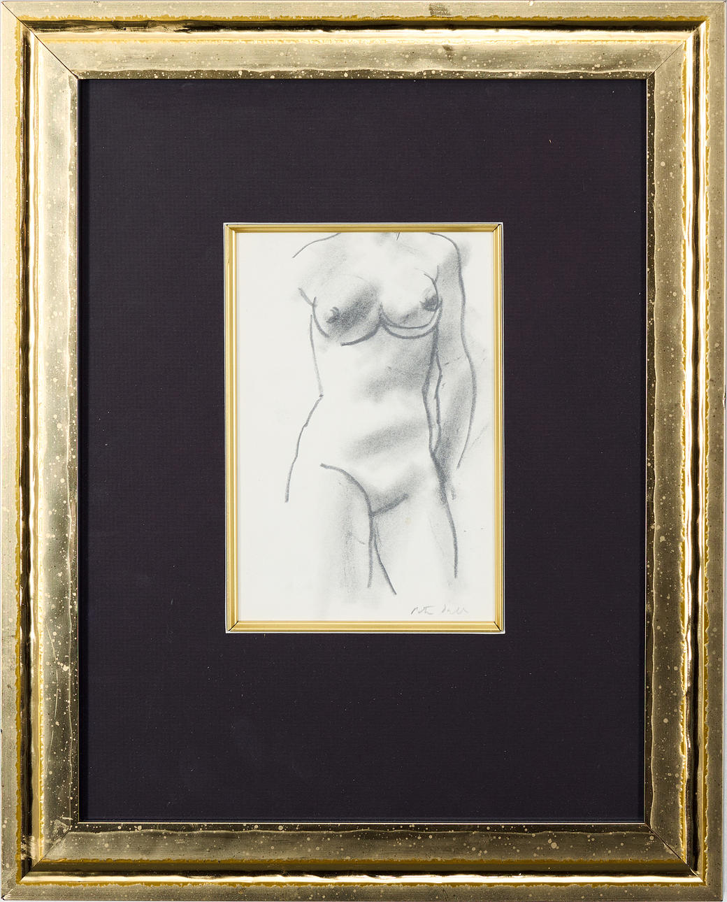 PETER DAHL. Nude studies, 2 pcs.