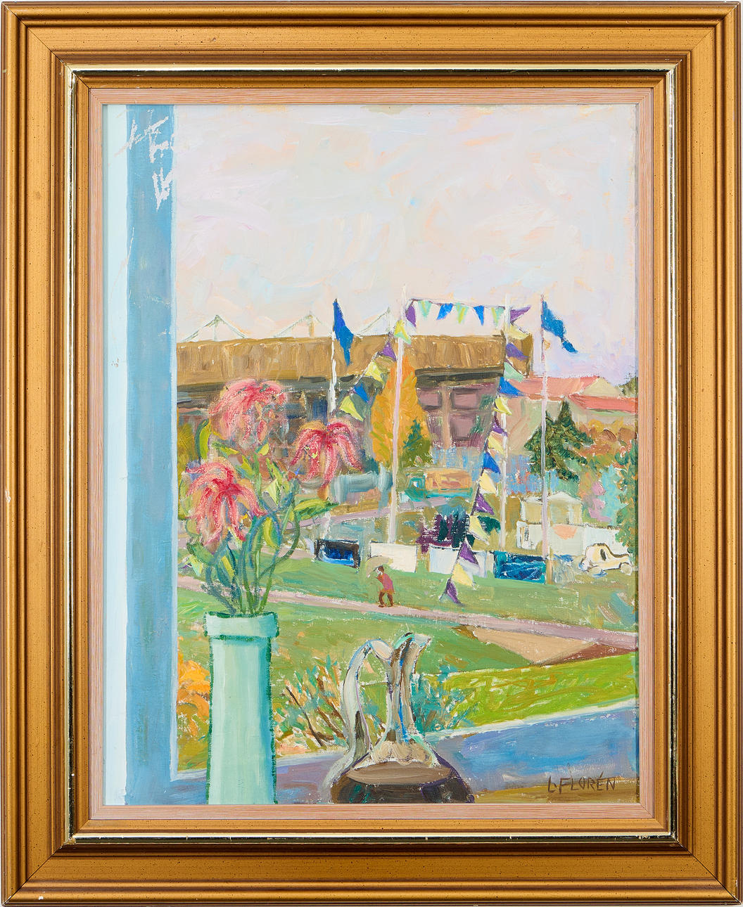 LARS FLORÉN. Window view.