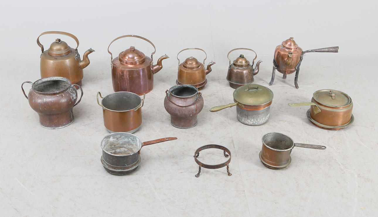 KOPPARFÖREMÅL, 11 st.