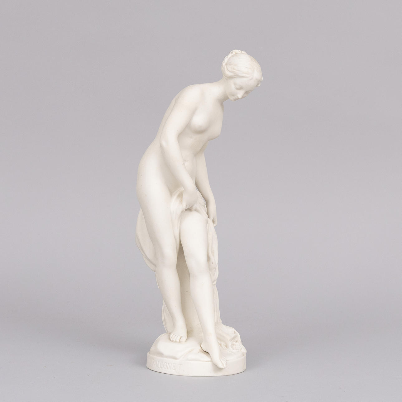 FIGURINE, Parian, “Falconet”, Gustavsberg.