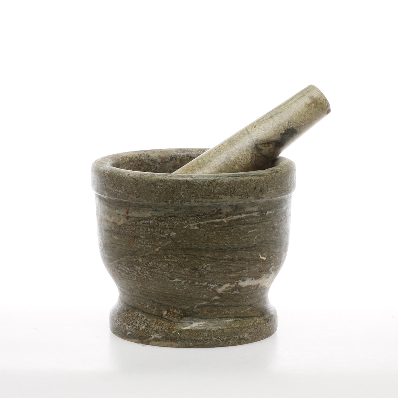 MORTEL, med pistill, Kolmårdsmarmor, 1900-tal.