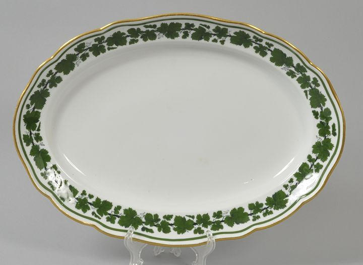 STEKPLATTA, Meissen, 2. 1800-talets halva.