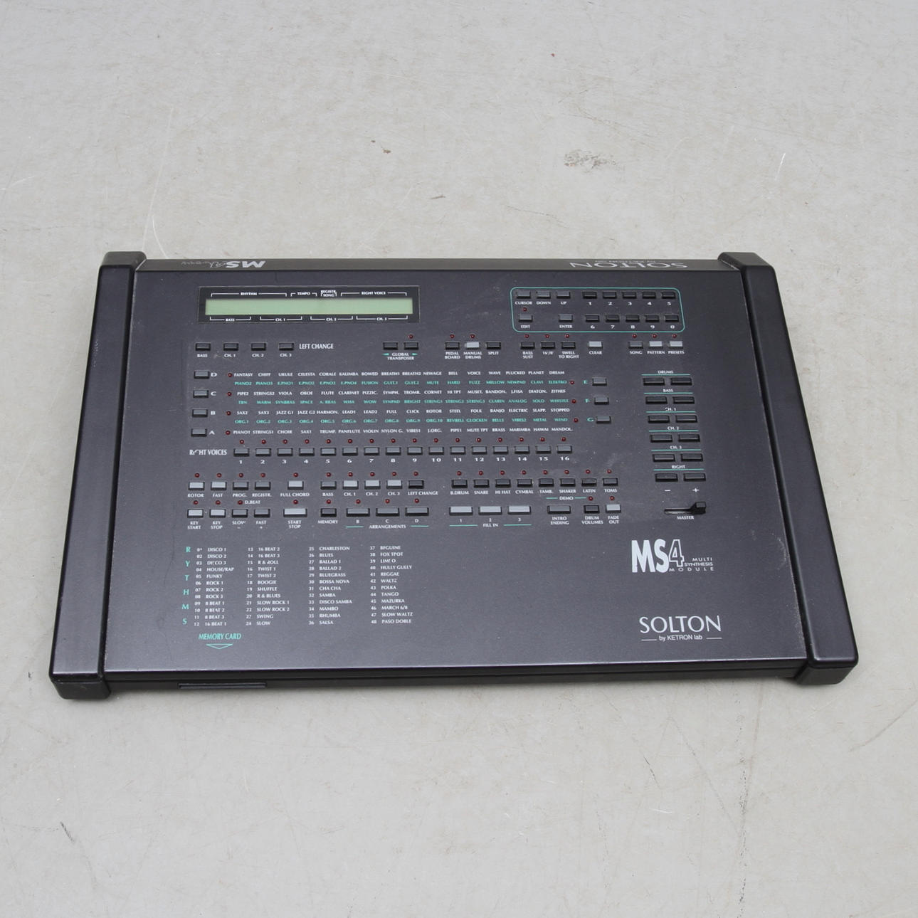 MULTI SYNTHESIS MODULE MS 4, Solton by Ketron lab.