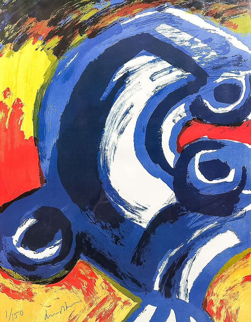 AFTER BENGT LINDSTRÖM. LITHOGRAPHIC PRINT, K.A Second edition, Ford, Signed and numbered in print.