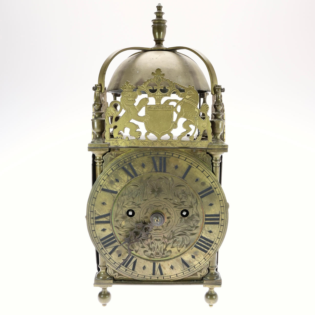 19TH CENTURY LANTERN CLOCK.