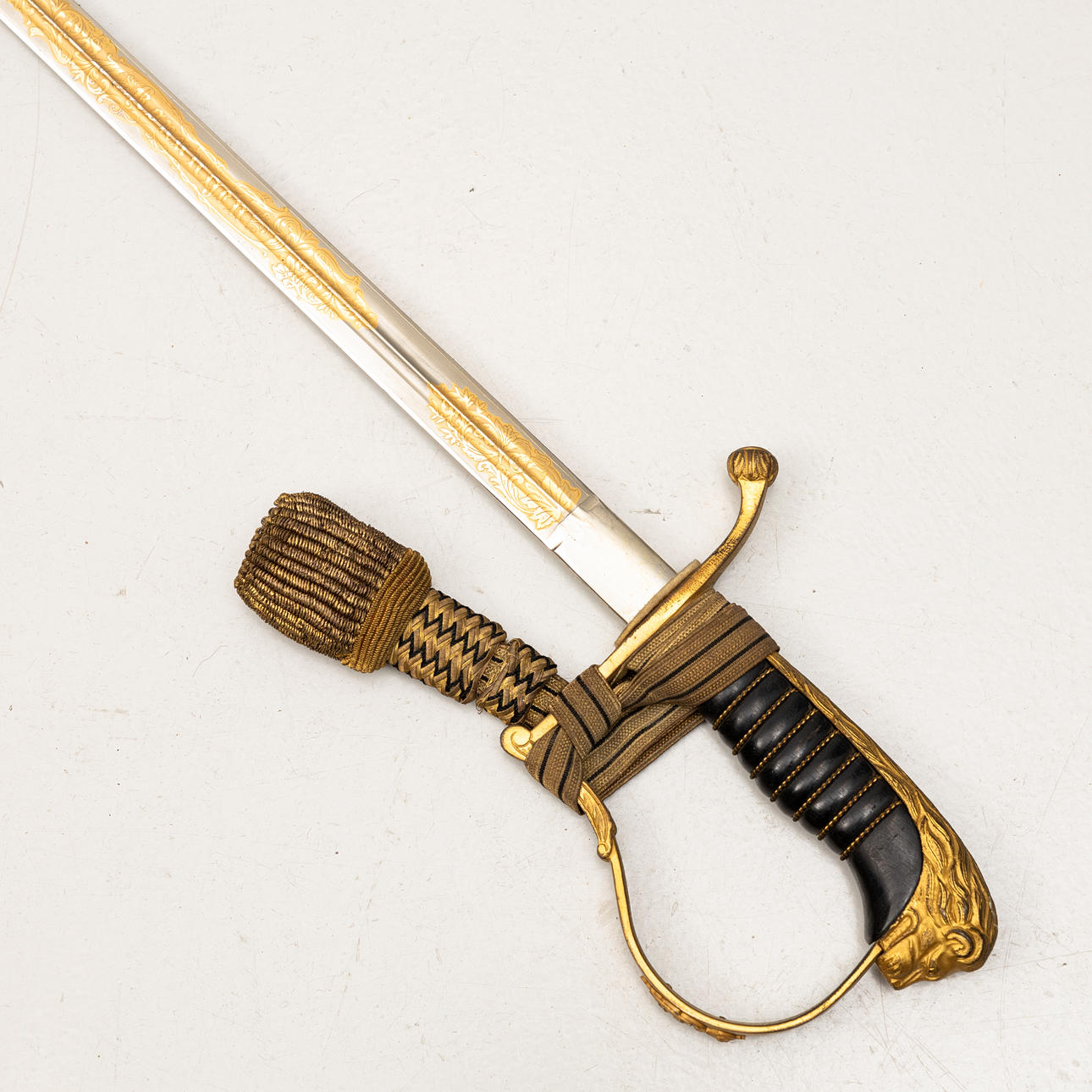 SABEL, svensk m/1899 för infanteriofficer, med balja och portepé m/1797 ...