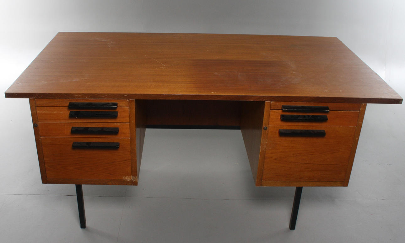 SKRIVBORD,teak, 1950/60-tal.