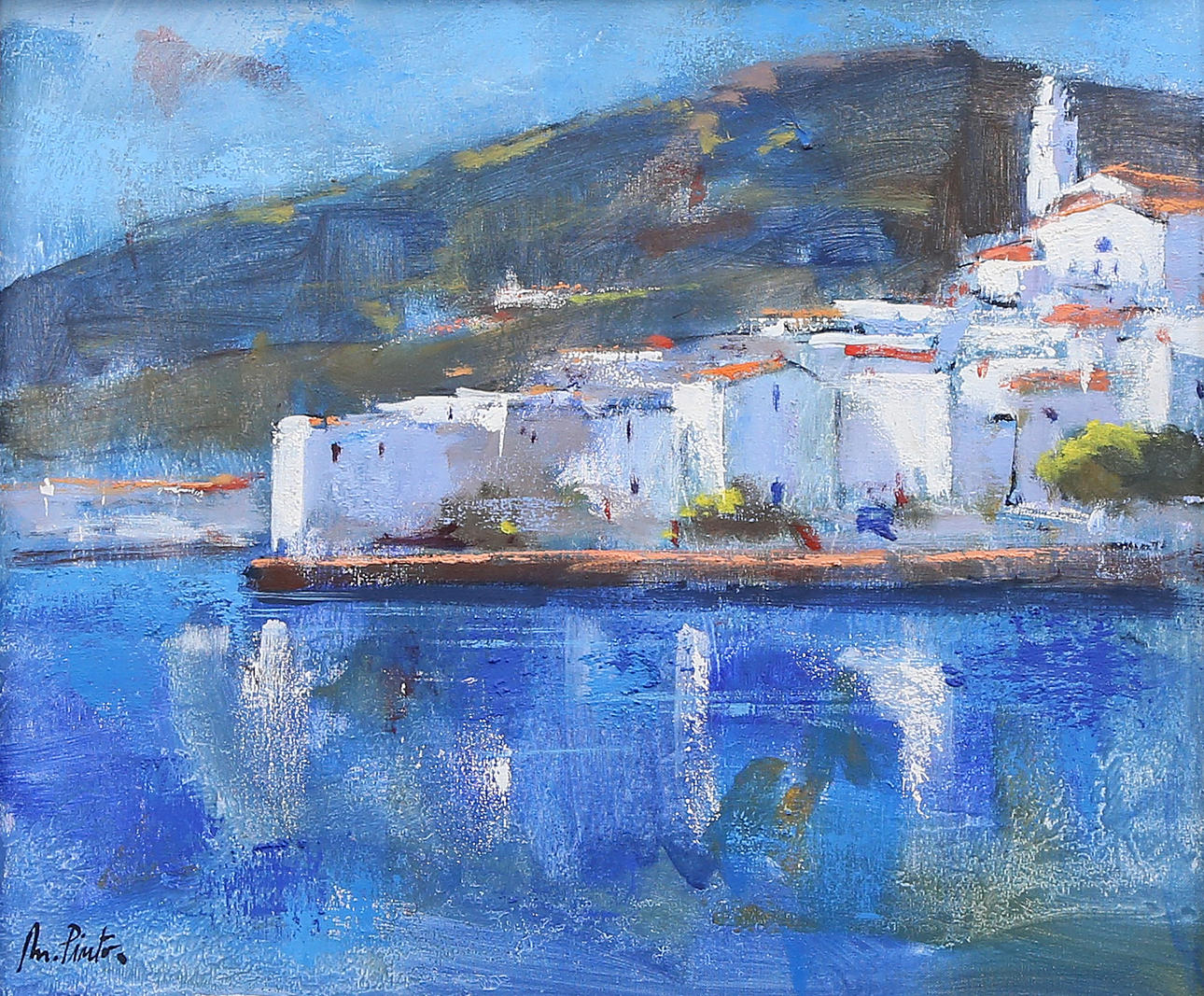 CATALAN SCHOOL, EARLY 20TH CENTURY. “Cadaques”.