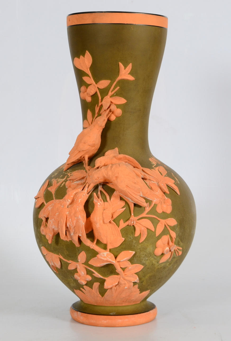 GOLVVAS, terrakotta, P Ipsen, Köpenhamn.