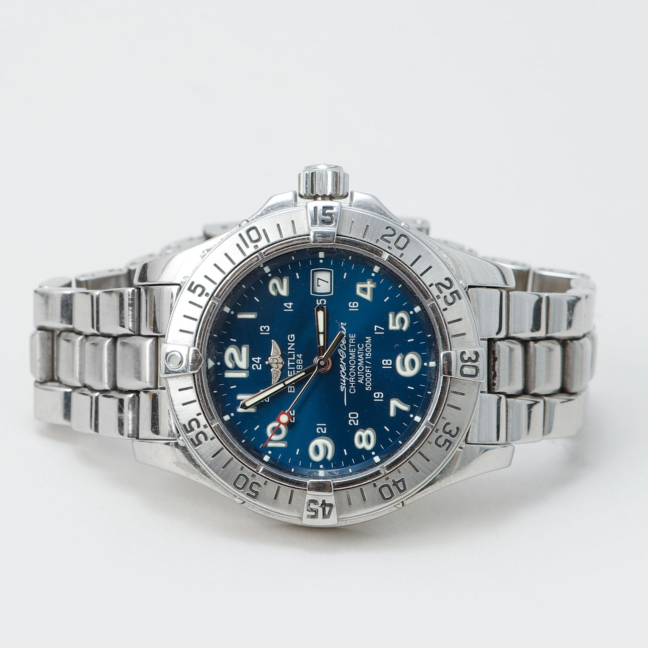 WRISTWATCH, Breitling, SuperOcean, steel, automatic, 2003.