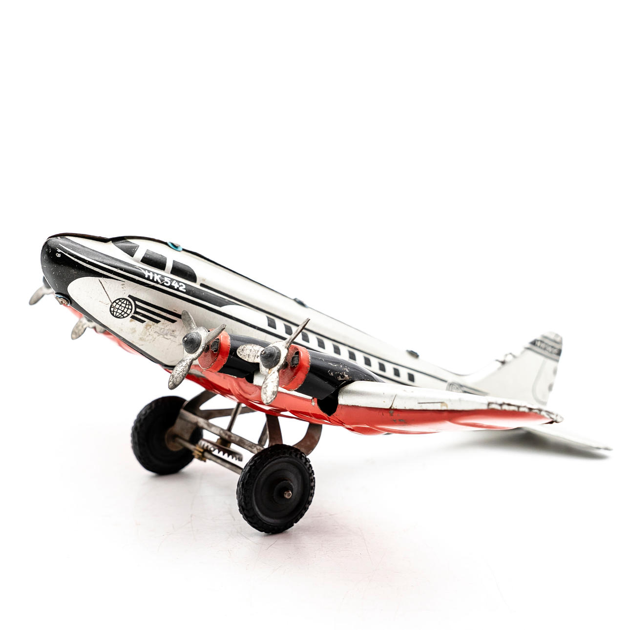 A metal toy, aeroplane, “JHK 542