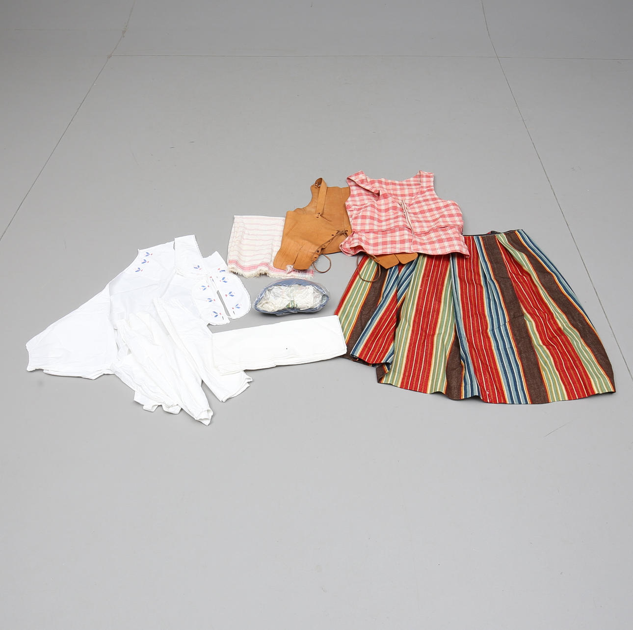 FOLKDRÄKT, Medelpad, delar, 1900-tal.