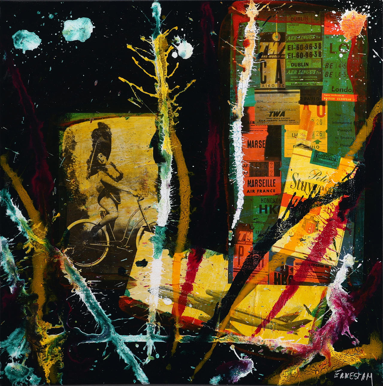 STAFFAN ERNESTAM. BLANDTEKNIK.