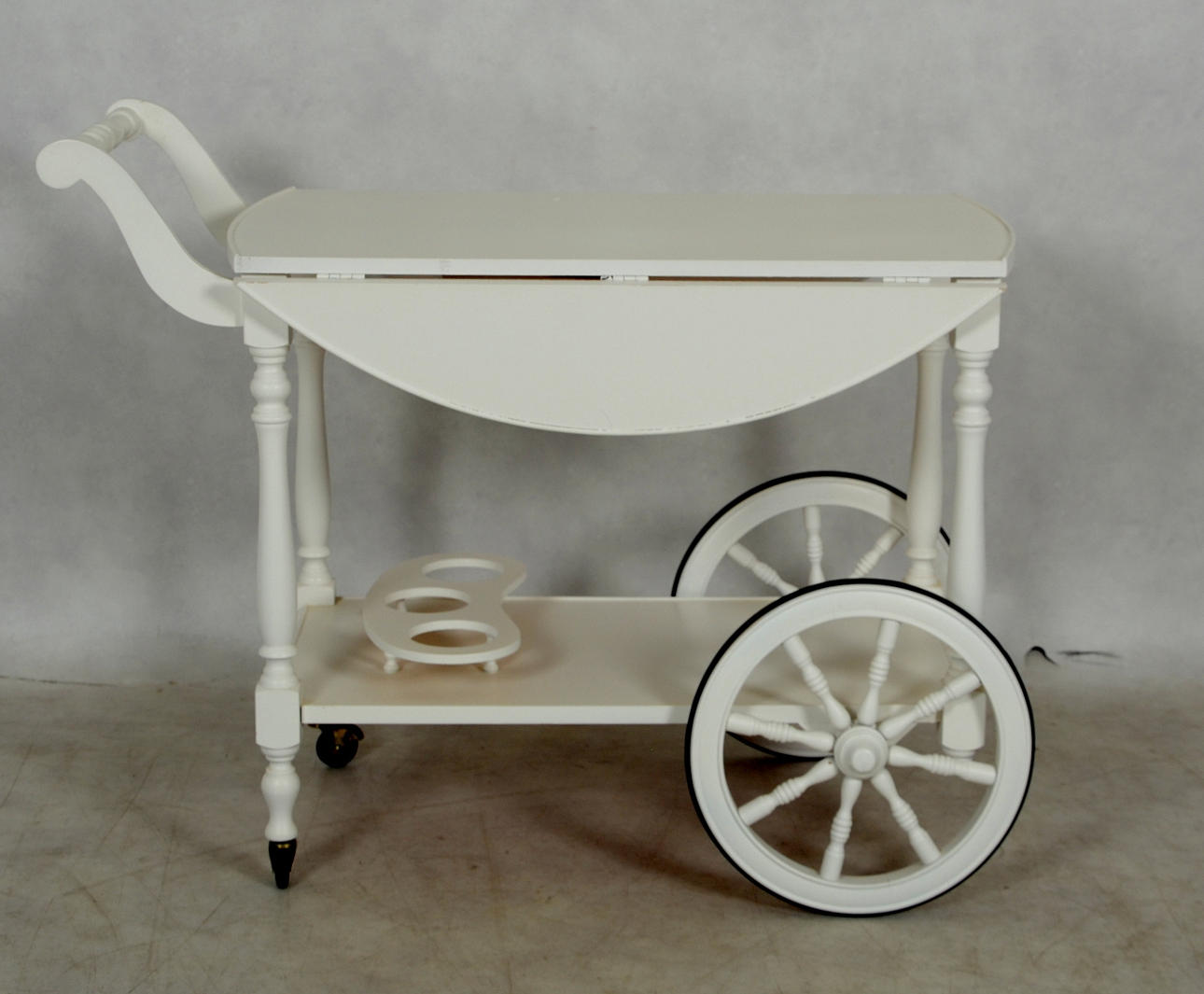 SERVERINGSVAGN, vitmålat trä, 19/2000-tal.