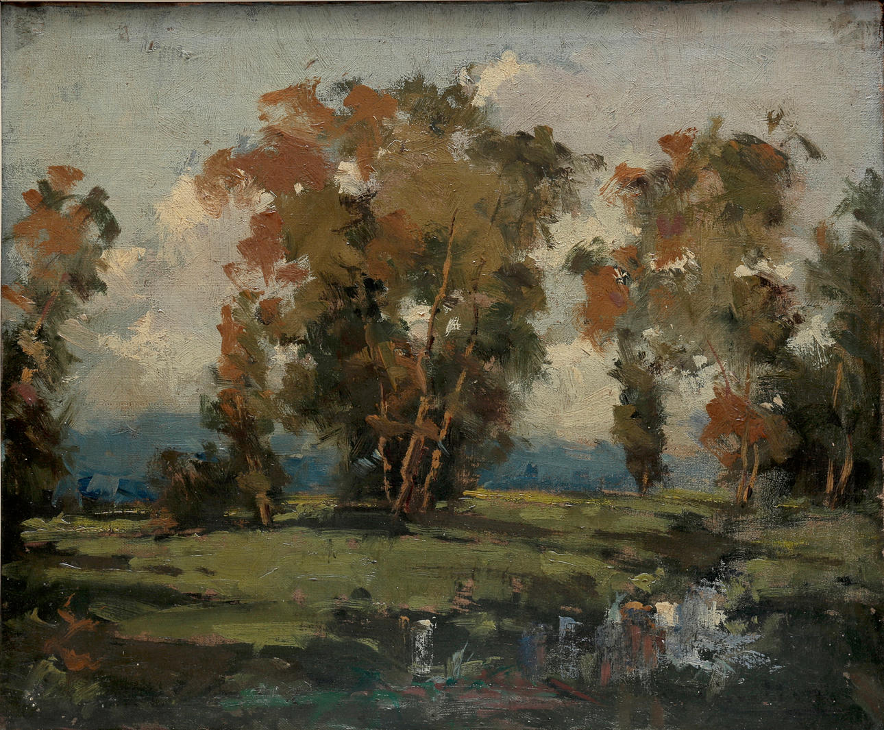 CATALAN SCHOOL, 20TH CENTURY. Landscape.