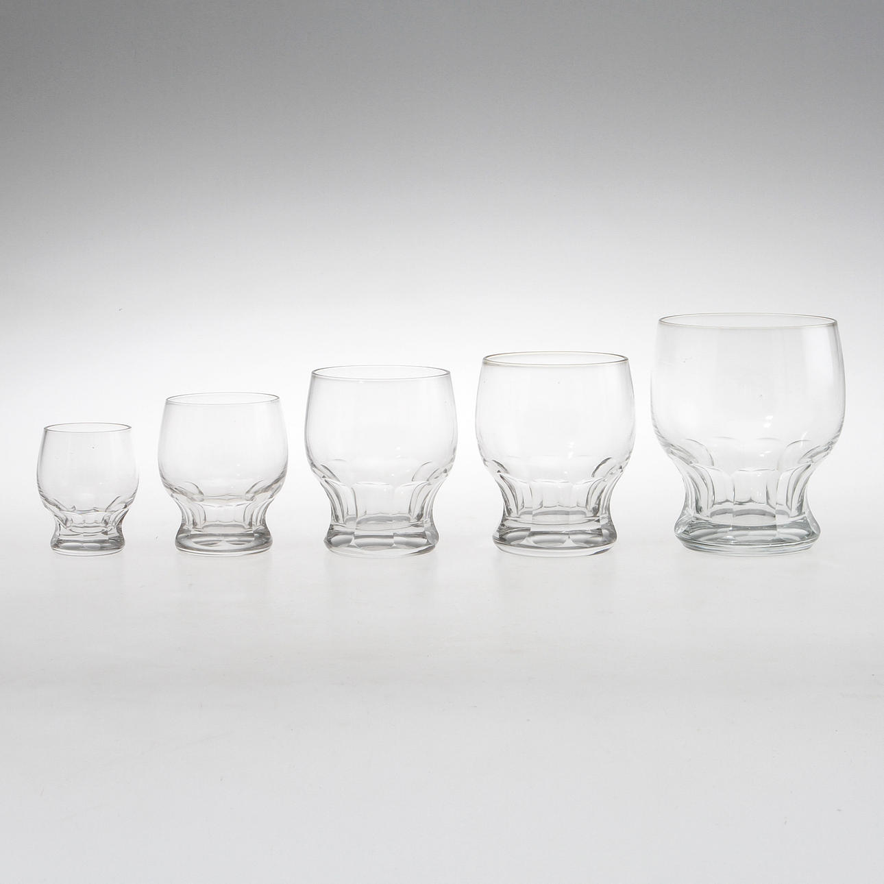 GLASSERVIS, 61 delar.