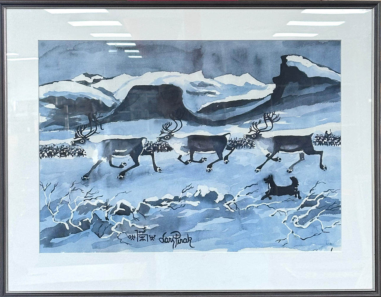 LARS PIRAK. offset print, signed in print.