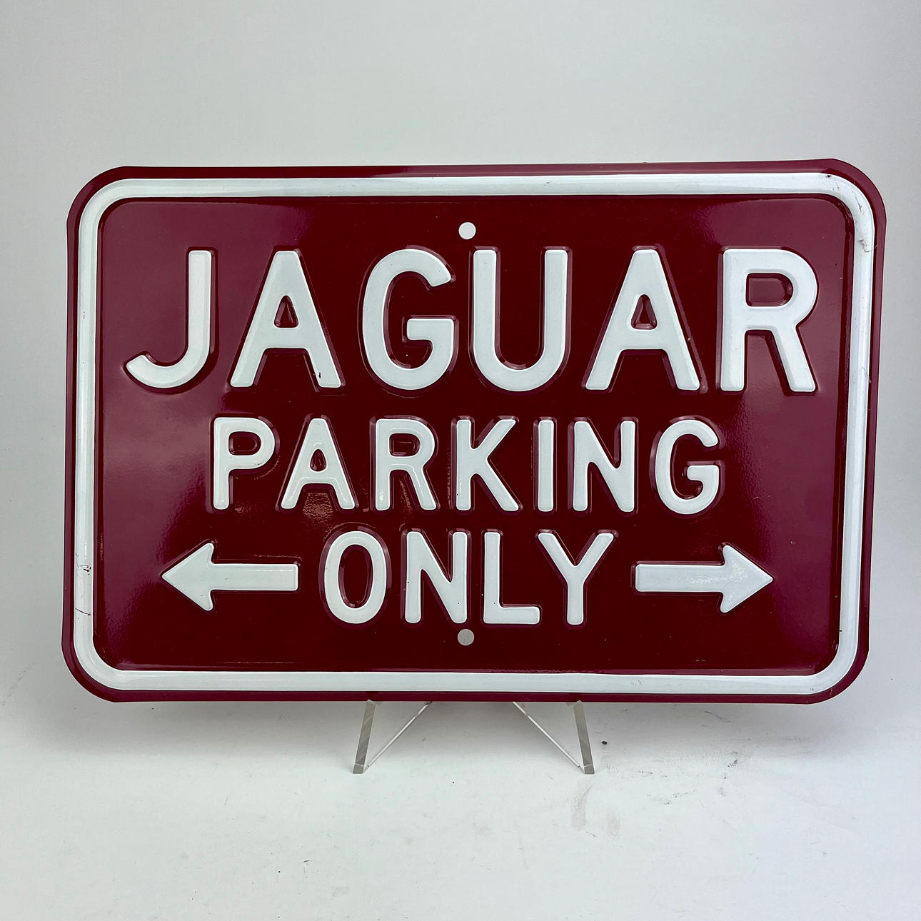 PLATE PLATE, “Jaguar parking only”.