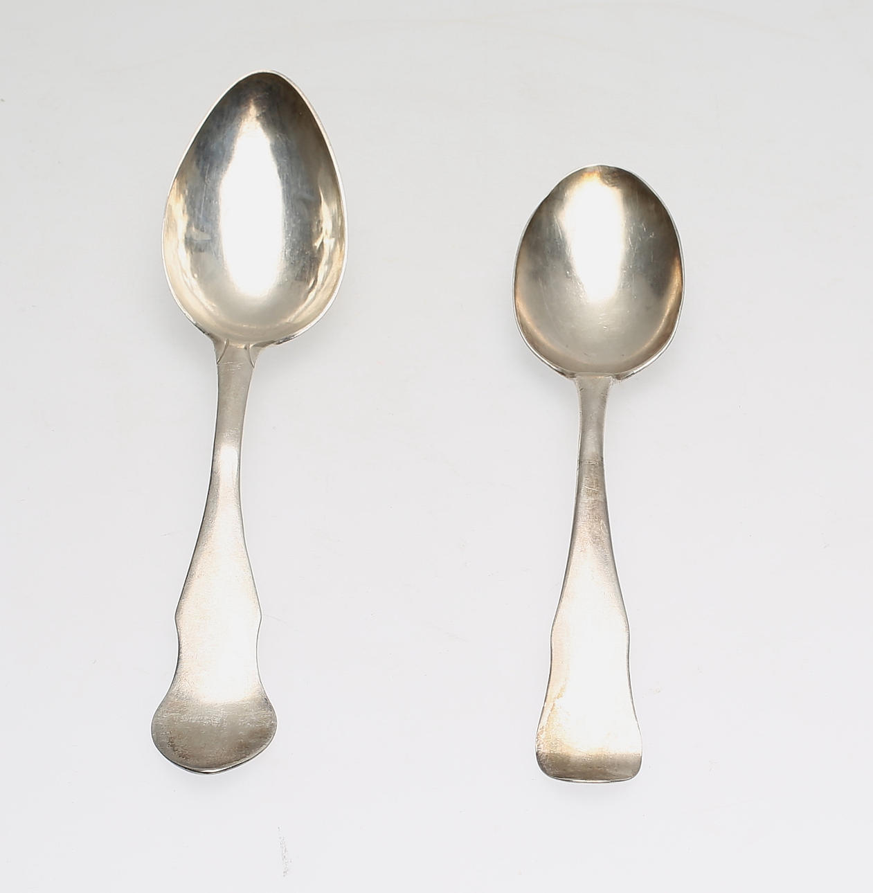 RAGUSKEDAR, 2 st, silver, 1700/1800-tal.