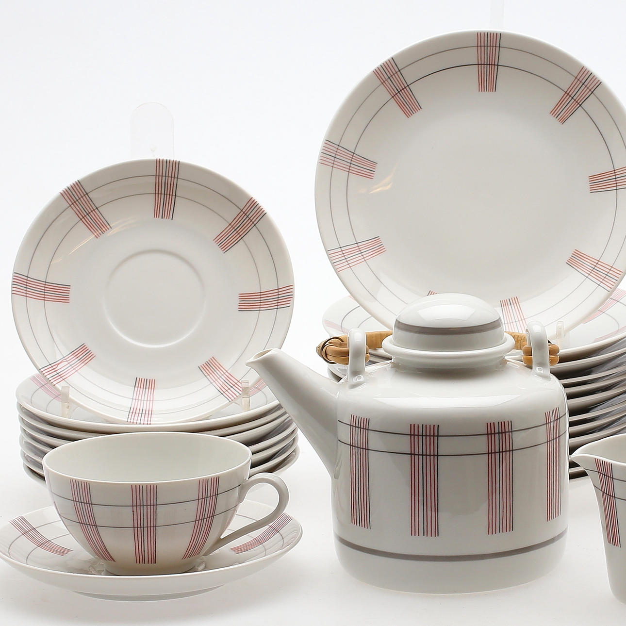 TESERVIS, 28 delar, porslin, Rörstrand, 1900-talets andra hälft.