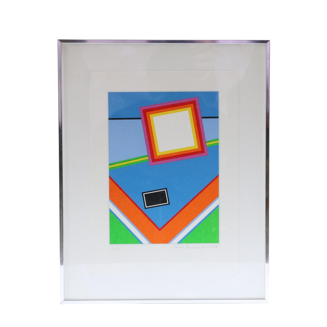 PETER FREUDENTHAL. lithograph, “Live”, A.P., signed & dated 1988.