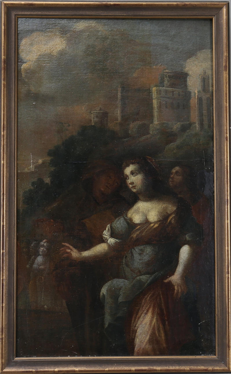 OKÄND KONSTNÄR, olja på duk, 1600-/1700-tal.