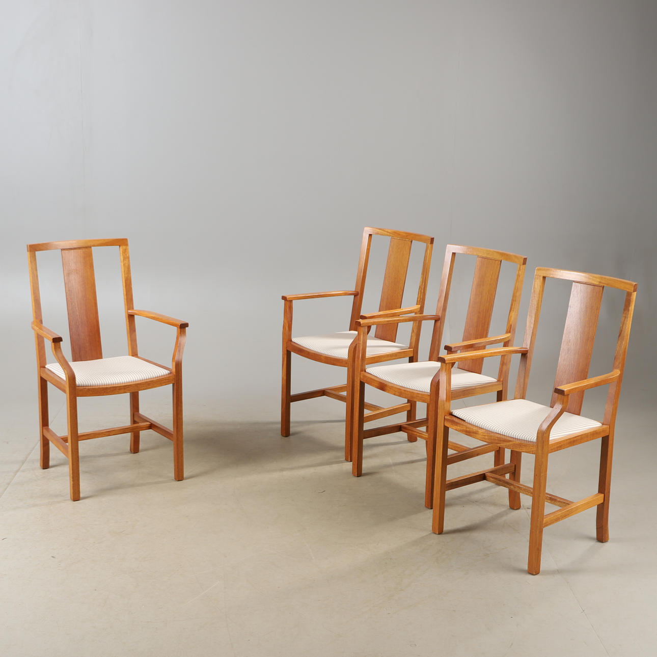 LENNART JANSSON. Karmstolar, 4 stycken, 