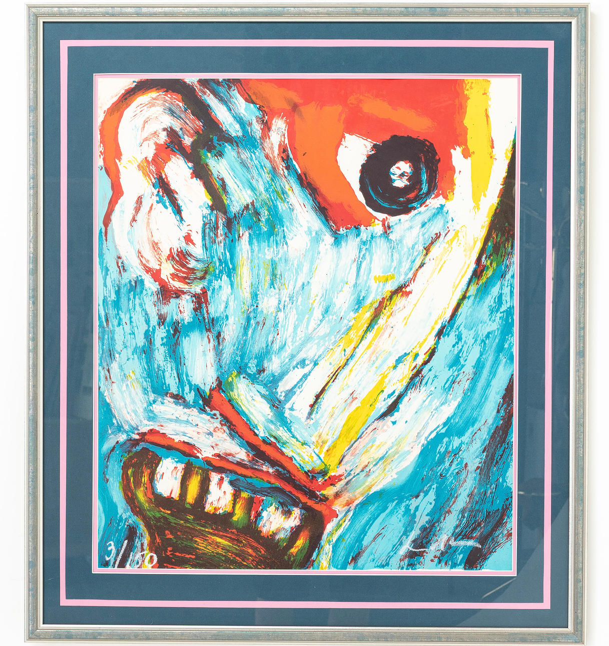 BENGT LINDSTRÖM. Lithograph, composition, signed & numbered 3/150.